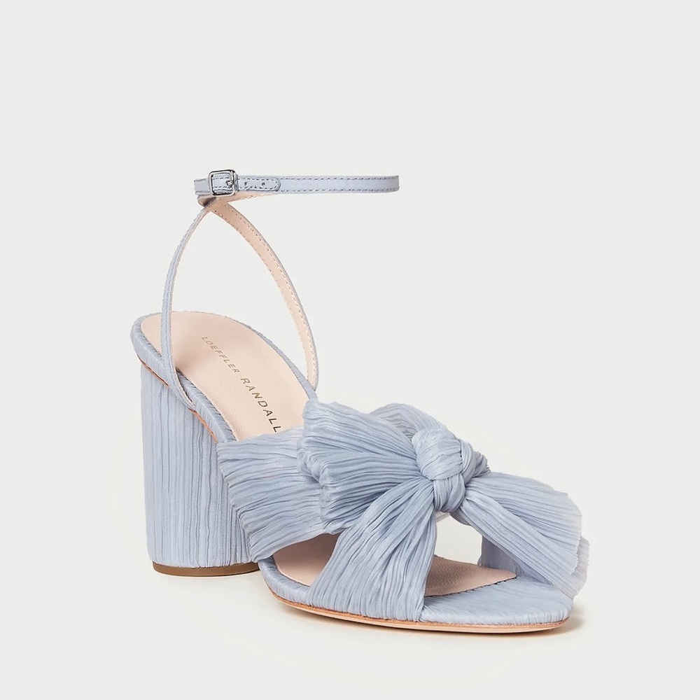 NWT Loeffler Randall Camellia Organza Heels